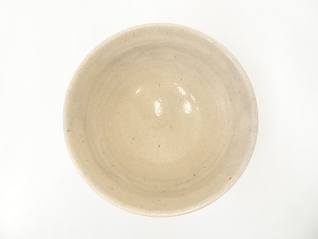 京焼　宮川鉄司造　春草絵茶碗　共箱　茶道具 京焼 宮川鉄司造 春草絵茶碗 共箱 茶道具 【公式通販】